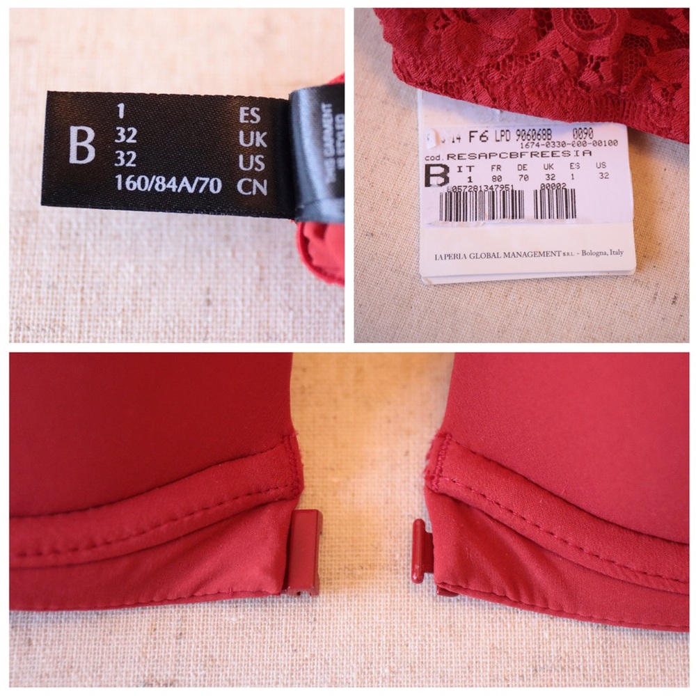 (SOLD) LA PERLA Freesia Bra With Back Detail, 32B - Picture 6 of 7